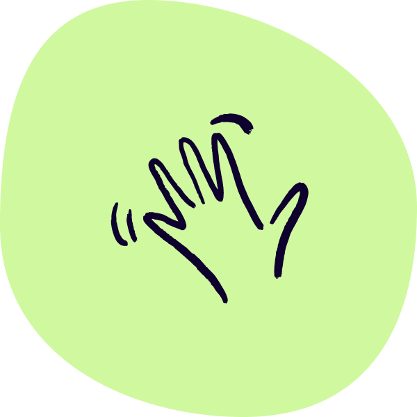 waving hand icon